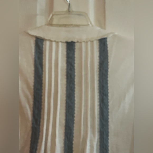 POL-Women’s NWOT Sleeveless Lace Trim Blouse - Blue, White and Floral size S - Picture 8 of 10